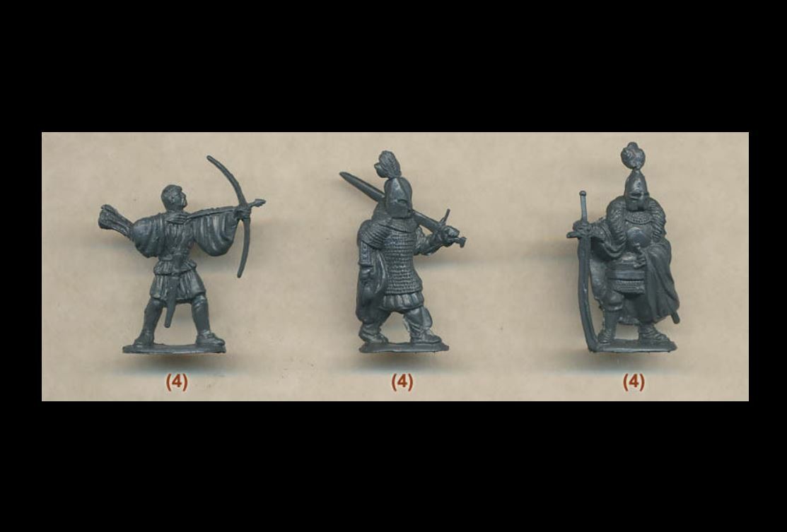 Figurines 1/72 Red Box - Troupes Irlandaises Guerre Des Roses - Occasion Comme Neuf
