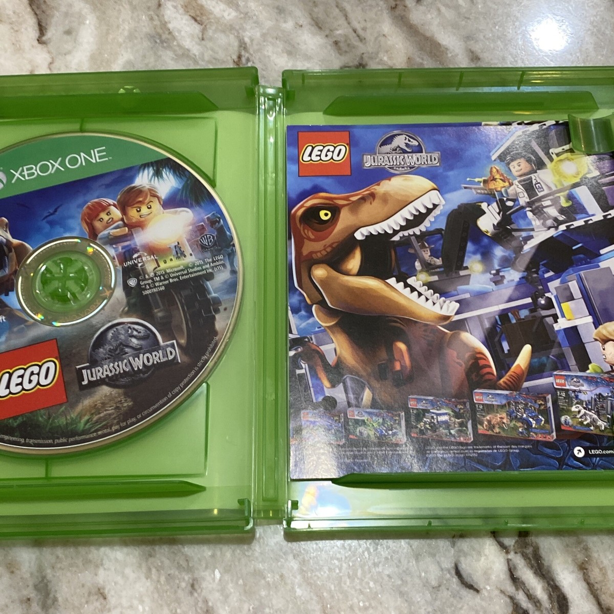 LEGO Jurassic World (Microsoft Xbox One, 2015) CIB Complete w - Main Image