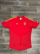 Vintage Adidas Spain Soccer football Jersey men Red Large 2004