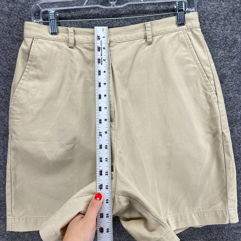 Pantalones Cortos Deportivos Karen Scott Mujer 10 Beige Chino Tiro Alto Cintura Elástica Foto 4 de 4