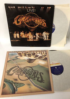 1970's Motown Commodores Lionel Richie Live Album- Natural High Vinyl Album
