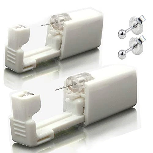 AM RONG MAGIC Ear Piercing Gun, 2 Pack Self Ear Piercing Gun Earring,No Pain Eas - product listing photo