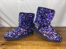Rare UGG Classic Short Stellar Sequin Sparkle Boots Size US 7