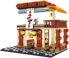 Japanese Ramen Restaurant – 2-Story Modular Building Block Set | General Jim's