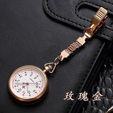 Nurse Watch Clip On Pocket Watch Medical Uniform Quartz Watch