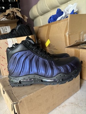 Size 11 - Nike Foamposite Boot Eggplant Air Max Foamdome MAD CLEAN 