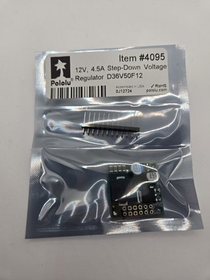 Pololu 4095 D36V50F12 12V 4.5A Step-Down Voltage Regulator Buck Converter