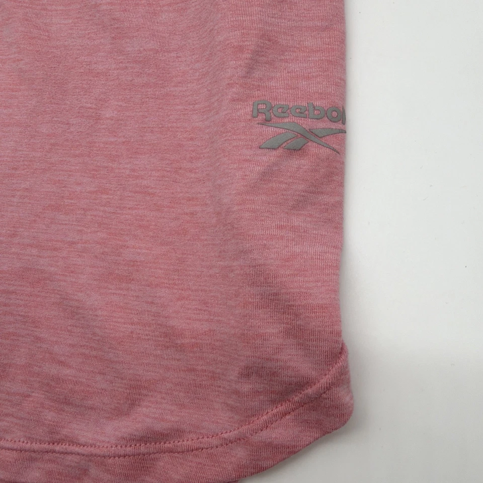 Camiseta Reebok Feminina Tamanho 3X Rosa Logotipo Sólido .#37992 - Imagem 3 de 4