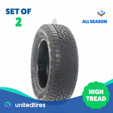 Set Of 2 Used 25565r18 Goodyear Wrangler Territory At 111t - 10.532 Set Of 2 Used 25565r18 Goodyear Wrangler Territory At 111t - 10.532