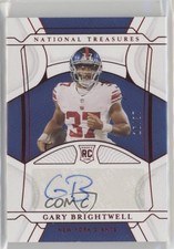 2021 Panini National Treasures Jersey Number Red 16/37 Gary Brightwell Auto b8h