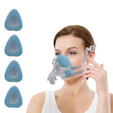 4 Pack CPAP' Mask Liners, Covers for Seal Cushion Medium, Ice Blue