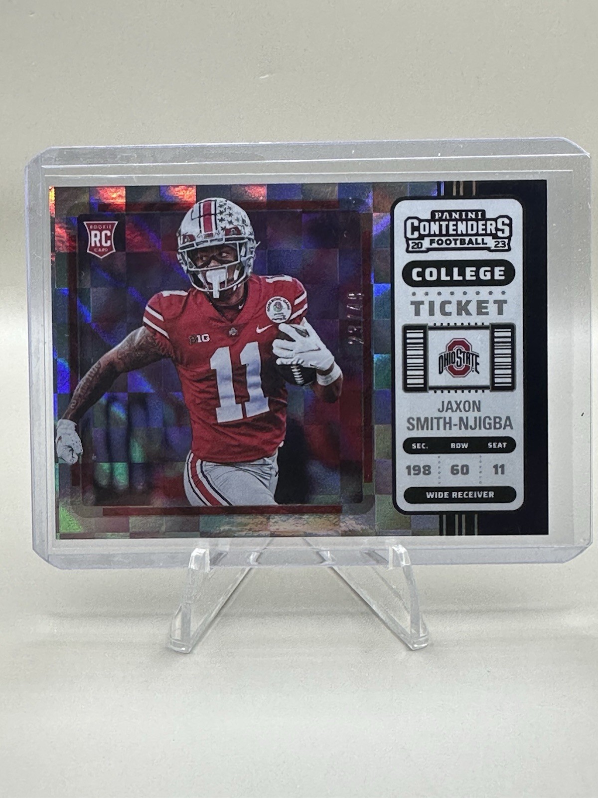Jaxon Smith-Njigba Panini Chronicles Draft Picks Contenders College Ticket #15 Purple