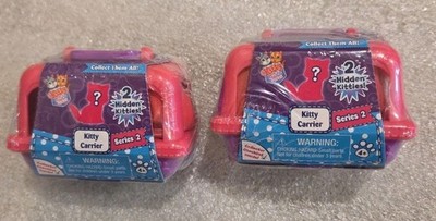 Kitty Carrier Mystery Blind Figures Series 2 Lot of 2 Toys Sealed. Age 4 Plus