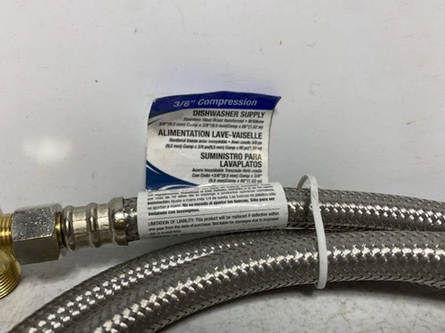 Proflo PFX146324 Faucet Supply Line 20" Stainless Steel - Picture 3 of 5