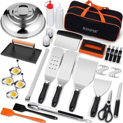 42pcs Griddle Accessories Kit for Blackstone, Flat Top Grill Spatula Set with...