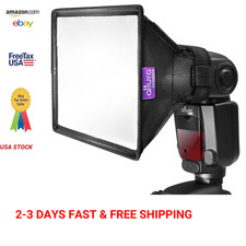 Camera Flash Diffuser Softbox 6x5 Universal for Speedlight Shoe Mount Flash