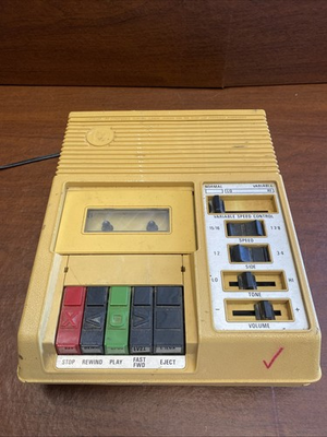 #ad #ad VTG Cassette Player For The Blind Variable Speed Clean Library Of Congress Read $79.95