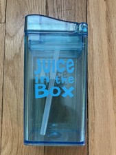 Kids BPA-Free Juice in the Box 8oz Drink Container blue Tritan