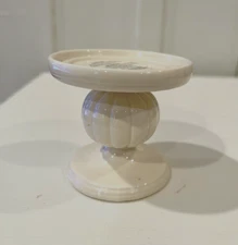 Bath & Body Works Mini Ceramic  Pumpkin Pedestal Candle Holder