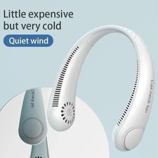 JISULIFE Portable Neck Fan Upgraded 3000mAh Neckbrace Personal Hand Free 3 Speed