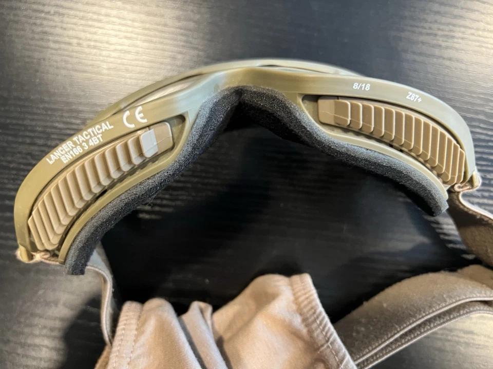 Gafas de Airsoft Lancer Tactical AERO protectoras ventiladas antiniebla sello completo Foto 4 de 4