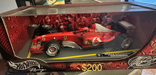 Hot Wheels Racing 1:18 Ferrari F2003-GA 2003 Schumacher Diecast Wet race