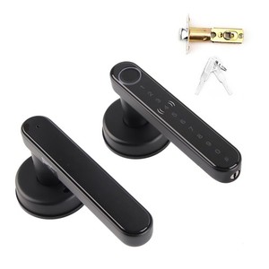 Smart Fingerprint Door Lock BT Password App Key Unlock USB Electronic For Home