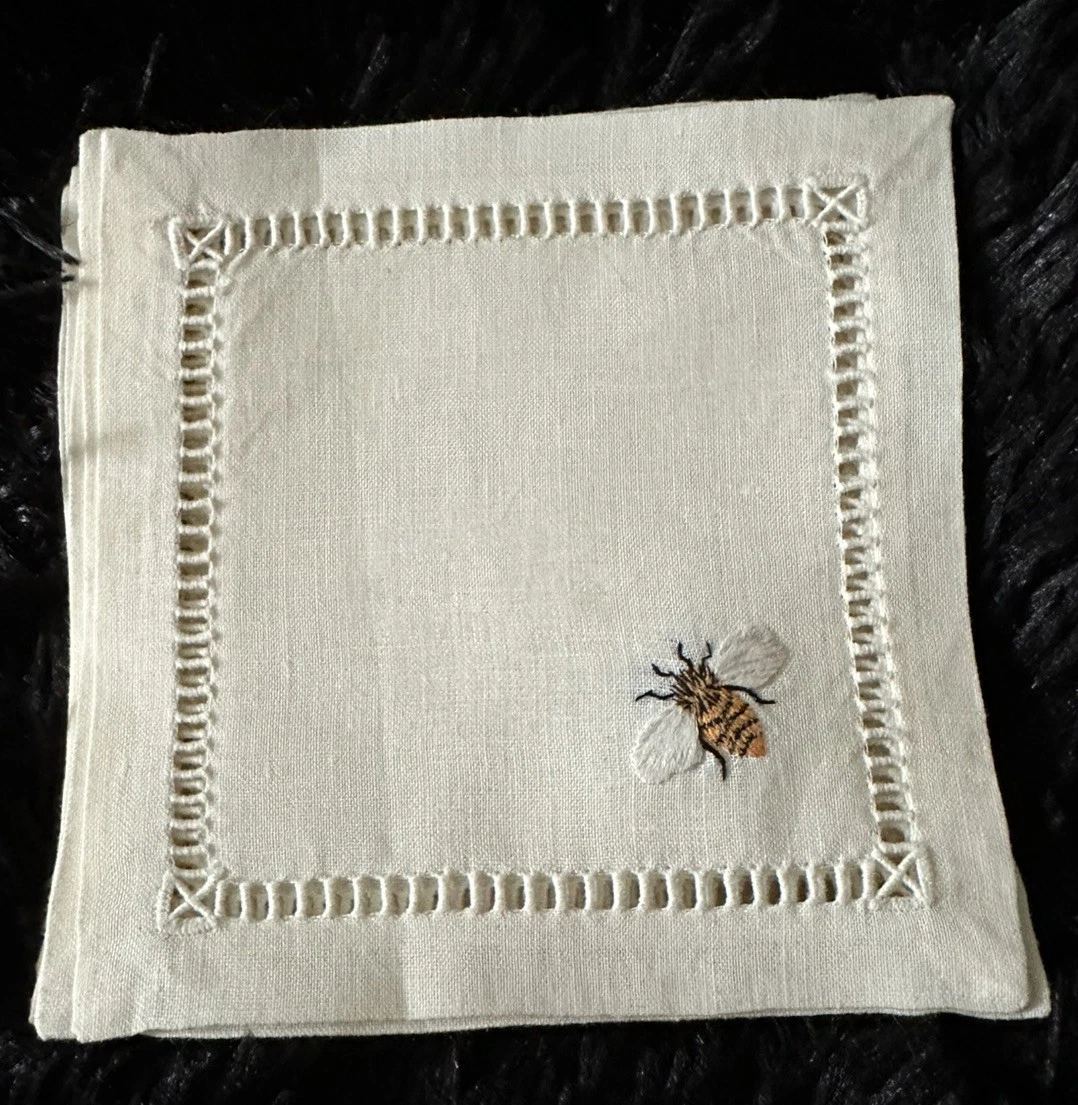 Henry Handwork Cocktail Napkins - Thumbnail 3