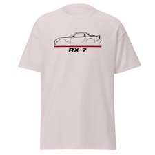 For RX-7 2002 Fans Car Tee T-Shirt Birthday Gift Racing Auto Enthusiast Unisex