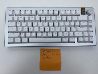 Glorious GMMK 3 PRO White 75% Mechanical Gaming Keyboard Metal Case Rotary Knob