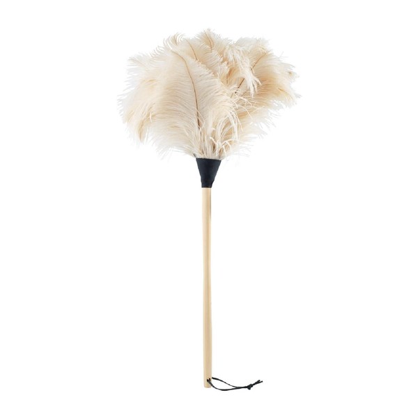 Redecker StraußEnwedel, WeißE Federn, GesamtläNge 75 Cm-image