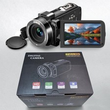 Sonida FHD Vlogging Camera Video Camcorder Stereo Microphone Remote New Box