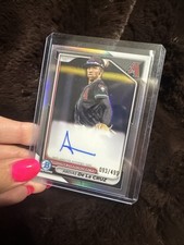 Topps Bowman Chrome AUTO AZ Diamondbacks Abdias De La Cruz Chrome Upgrade 93/499