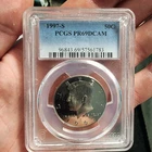 1997 S 50C Silver Kennedy Half Dollar Proof PCGS PR69DCAM