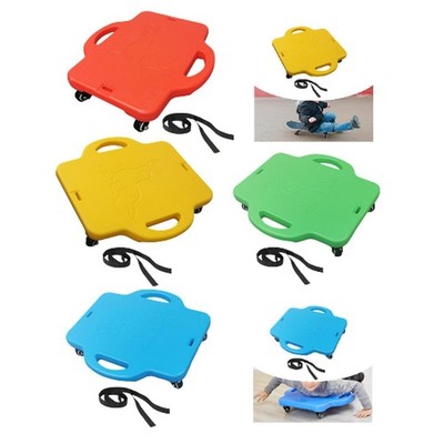 Floor Board Sitting Board Multipurpose Portable Coordination Scooter Board for