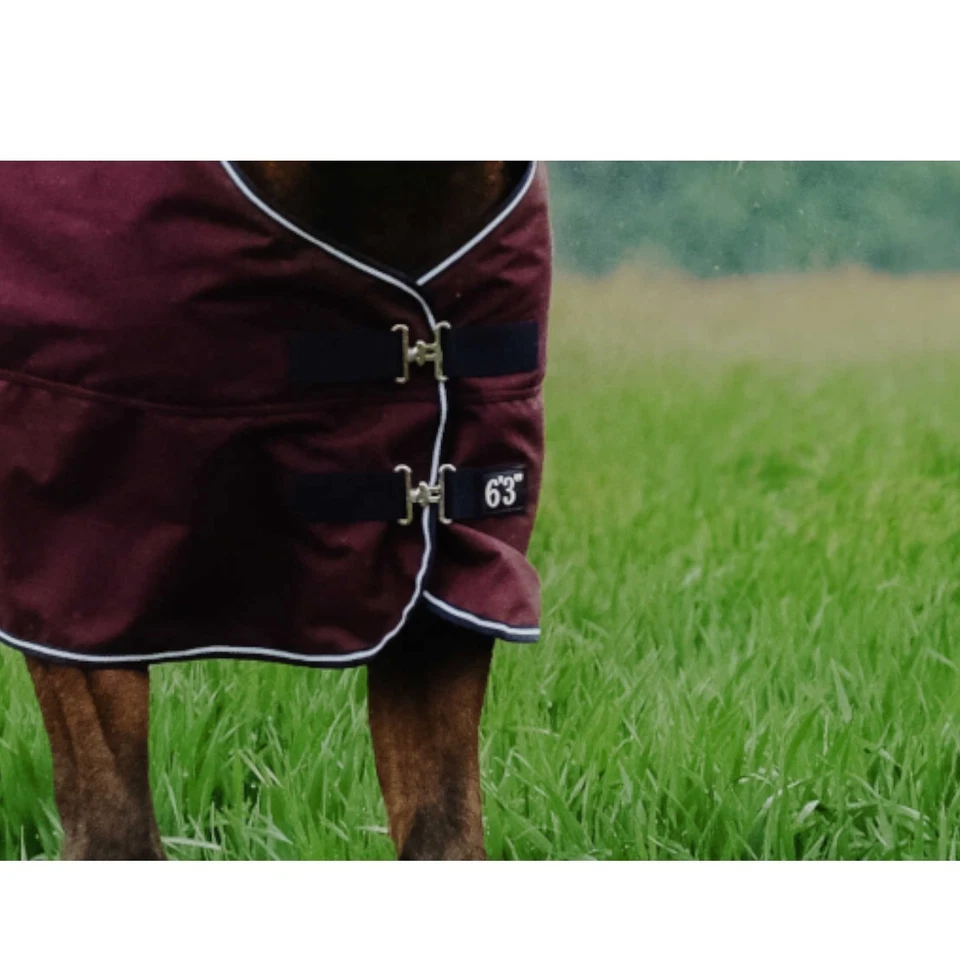 Regendecke Pferde Outdoordecke Ekkia Tyrex 1200 D 0 g bordeaux - Bild 4 von 4