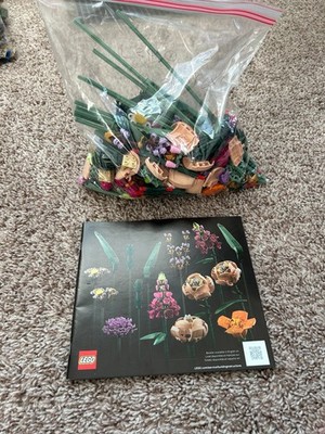 LEGO Botanicals: Flower Bouquet (10280), Disassembled