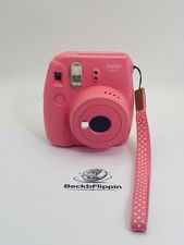 Fujifilm Instax Mini 9 Instant Camera - Pink Missing Battery Door UNTESTED