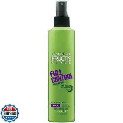 Garnier Fructis Style Full Control Anti-Humidity Hairspray, Non-Aerosol, 8.5 