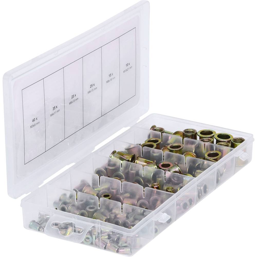 KS Tools 970.0610 Boîte d'inserts en acier pour filetages précis et durables - 4