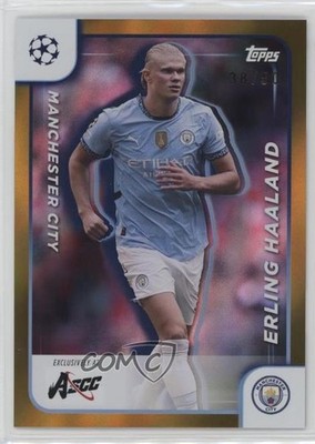 2024 Topps ASCC Macao Card Show Gold 38/50 Erling Haaland #9 1m1a