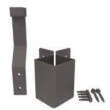 Aluminum Rail Fascia Mount Out Corner Bracket MZ
