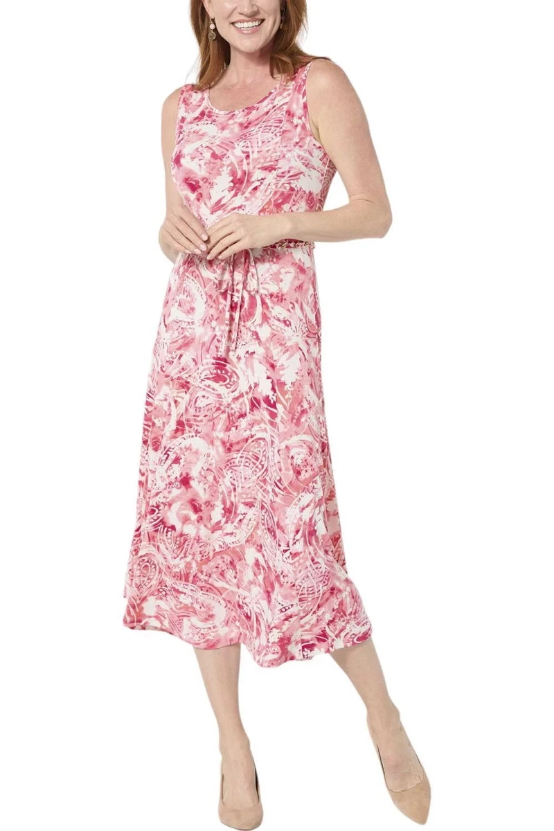 sale womens midi dresses Marcella | Ashley Sleeveless Dress in Off White | Women's Size Large | Ponte