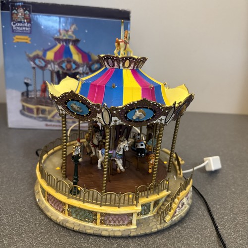 Carole Towne Belmont Carousel Village Collection Includes Box, Cord. Read - Picture 9 of 13