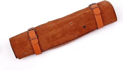 Handmade 6 Damascus Steel BBQ Kitchen Chef knife set with leather roll bag - Picture 5 of 5