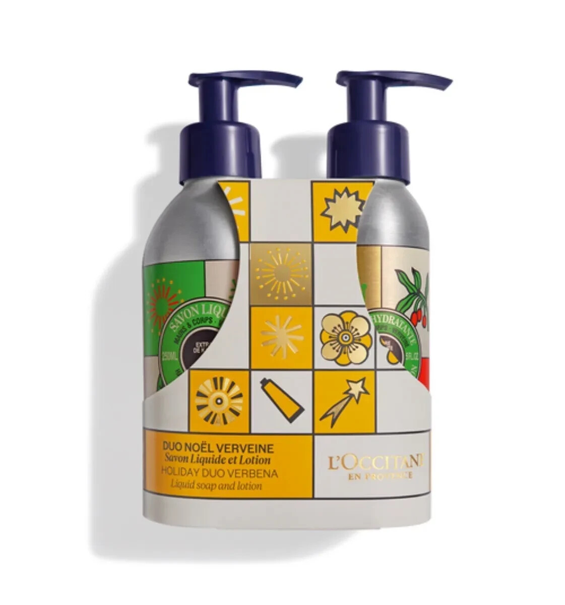 L'OCCITANE　リップケア　まとめ売り L'Occitane En Provence Holiday Duo Verbena Hands & Body Liquid