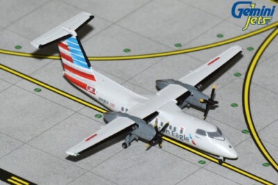 GeminiJets Bombardier Dash 8-100 American Eagle Piedmont N808EX 1:400 Modellflug