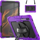 Coque pour Samsung Galaxy Tab S8 Ultra S7 FE/T970 support bandoulière 12,4
