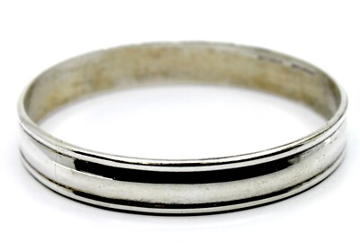 Vintage Tiffany & Co. Sterlingsilber 11 mm breit Armreif Armband 7'' Zoll