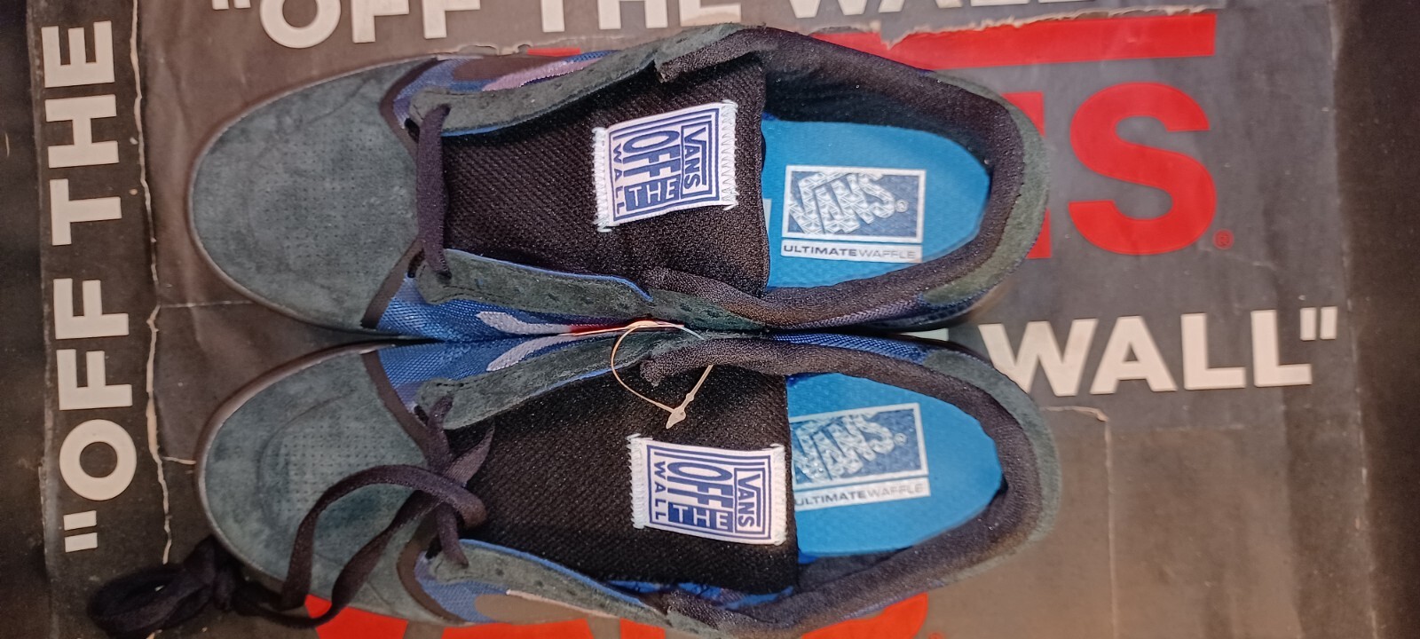 Vans EVDNT Ultimate Waffle Deuce Black Blue Men’s 8/Womens 9.5 Rare- VN0A5DY78B2 image 5